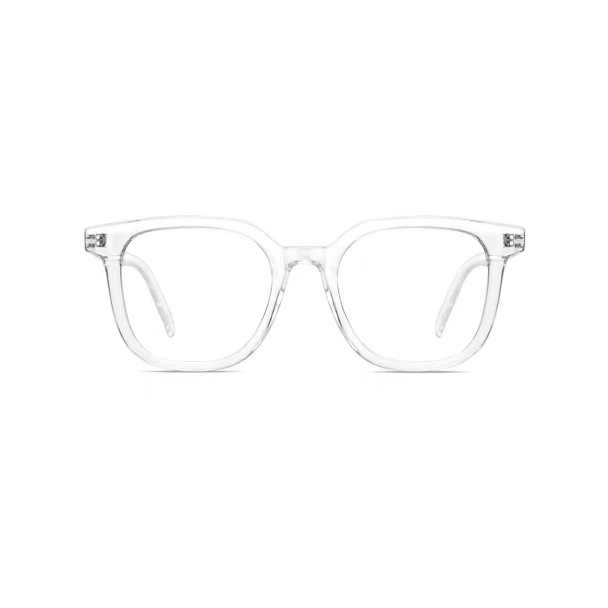 Crystal White eyeglass frame, front product view