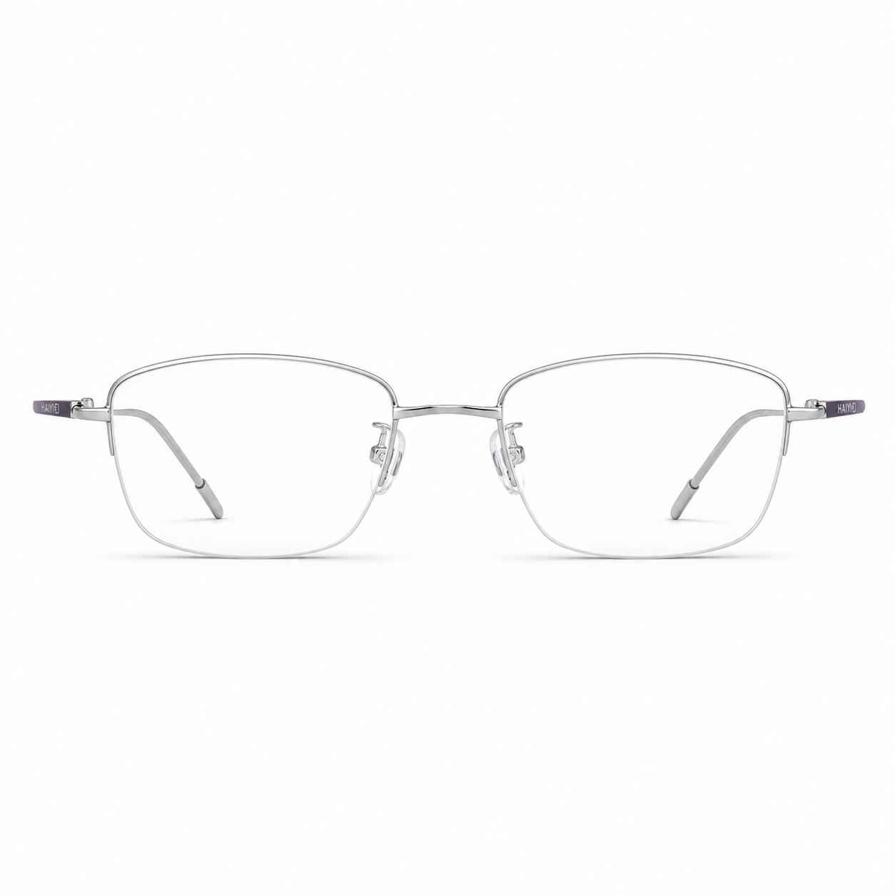 Silver/Purple Gradient eyeglass frame, front product view