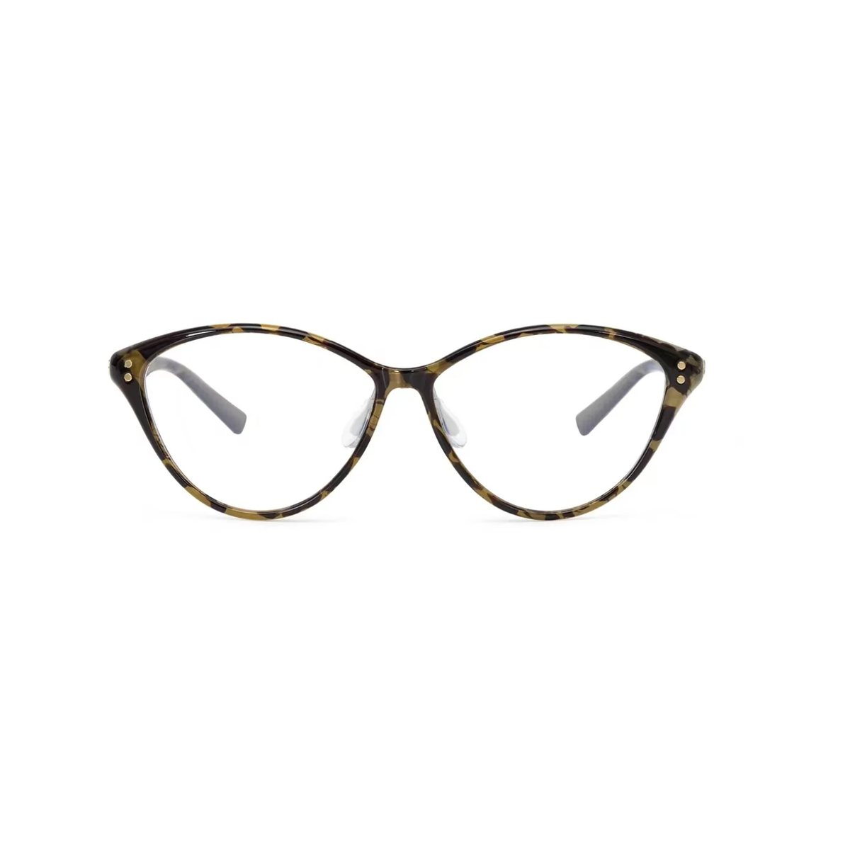 Tortoise Shell eyeglass frame, front product view