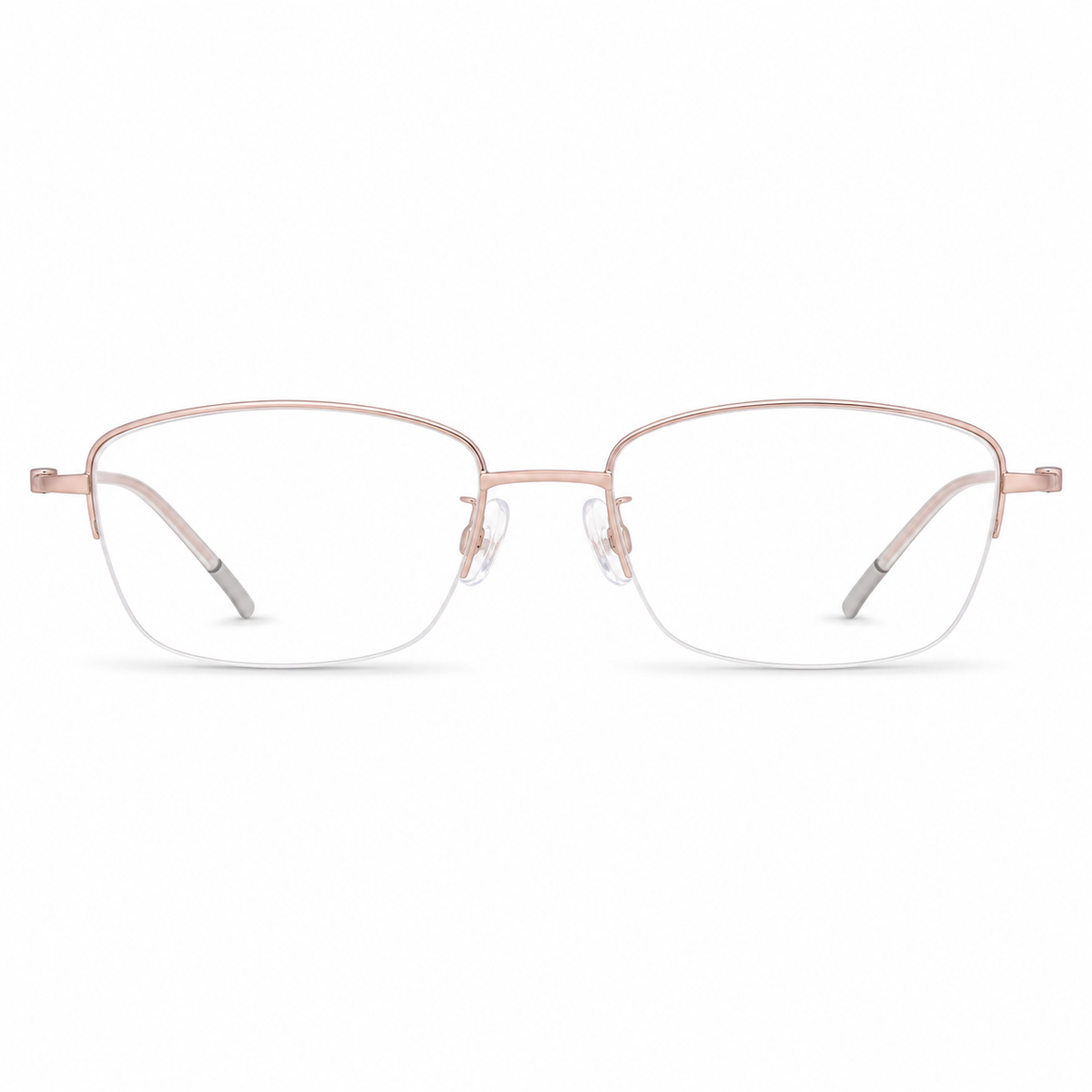 Milk Tea Rose eyeglass frame, front product view