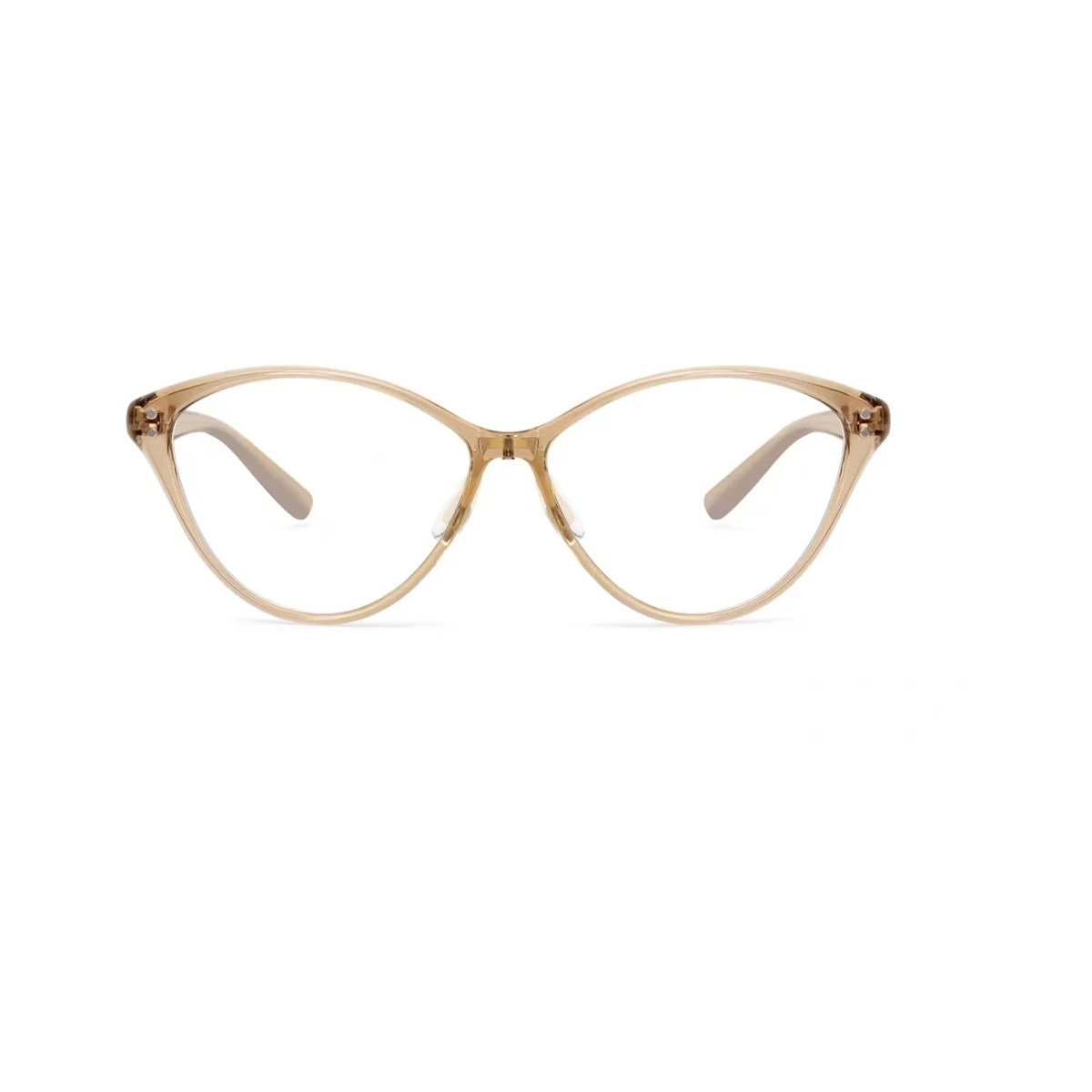 Champagne Gold eyeglass frame, front product view
