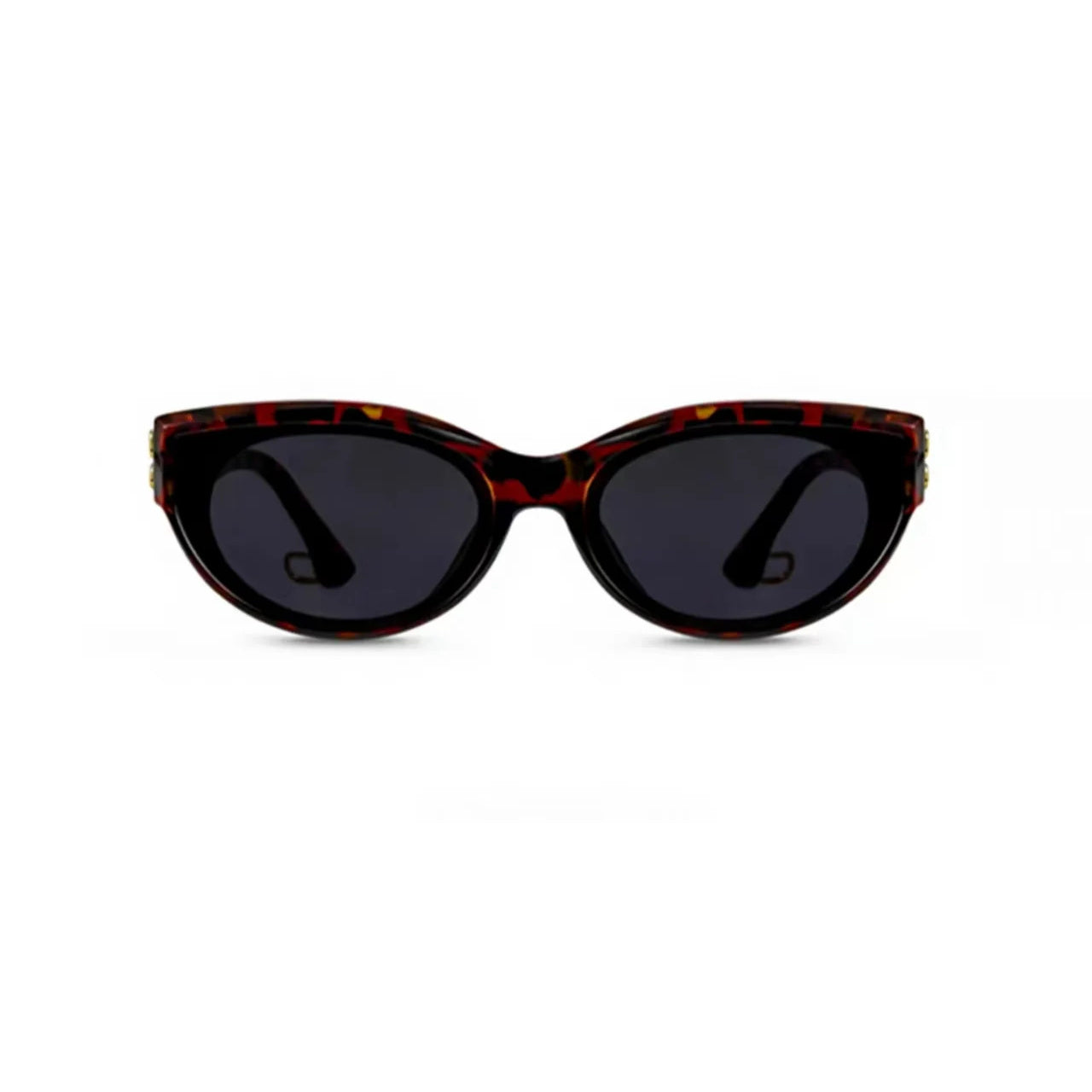 Tortoise Shell women's cat-eye UV400 sunglasses, front product view