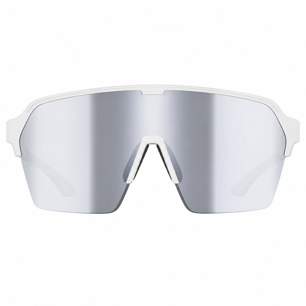 Unisex TR90 Windproof Shield Cycling Sunglasses, clean front product view