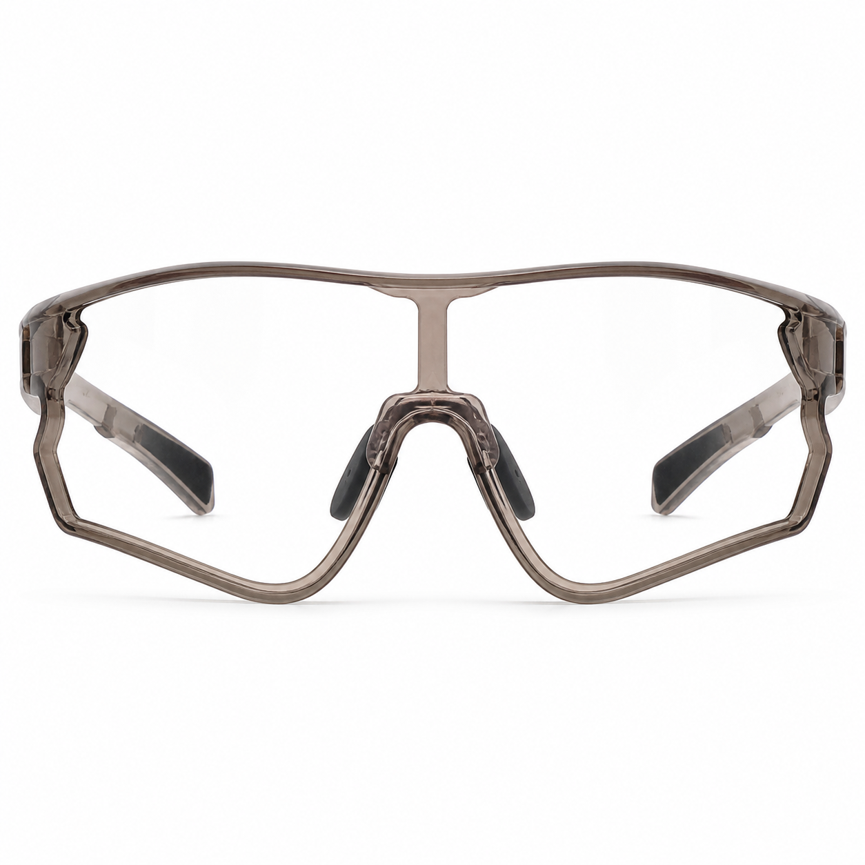 Crystal Antique Bronze Frame/Photochromic Grey Lens eyewear, clean front product view