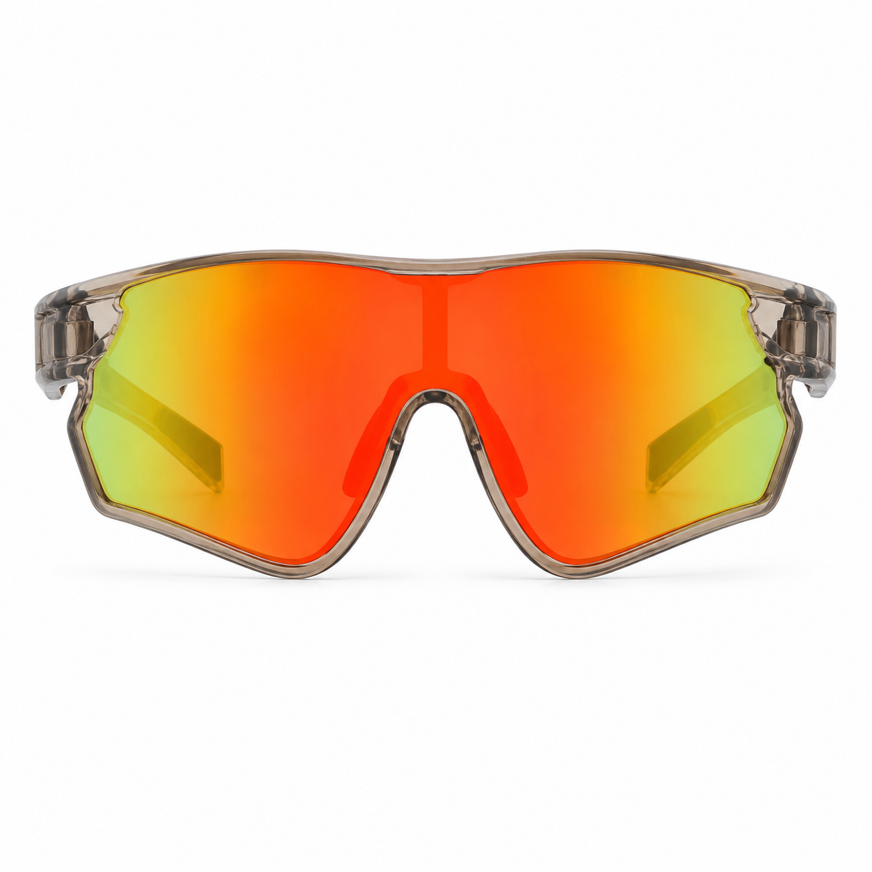 Crystal Antique Bronze Frame/Photochromic Red Mirror Lens eyewear, clean front product view
