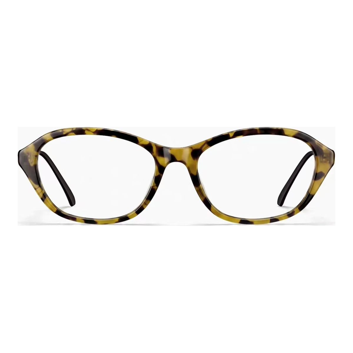 Tortoise Shell cat-eye full-rim eyeglass frame, front product view